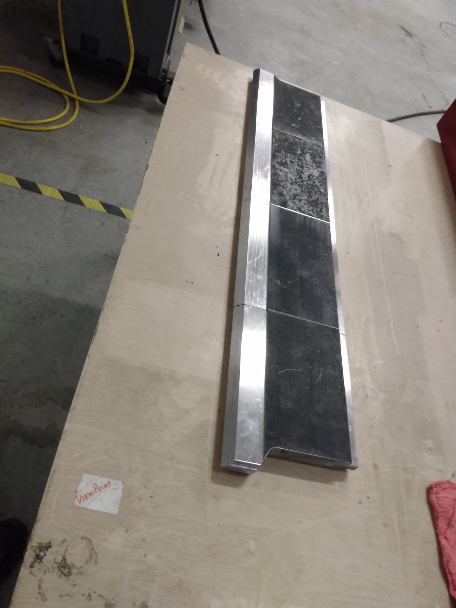 Custom machined punches for press brake.